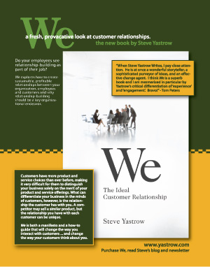 Yastrow & Company magazine ad for We