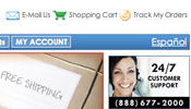 Overnight Prints' good web design helps the visitor navigate and see special offers