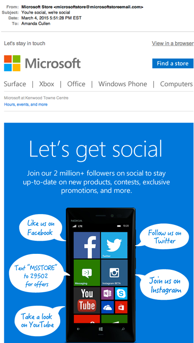 Microsoft's Social Media Marketing Fail